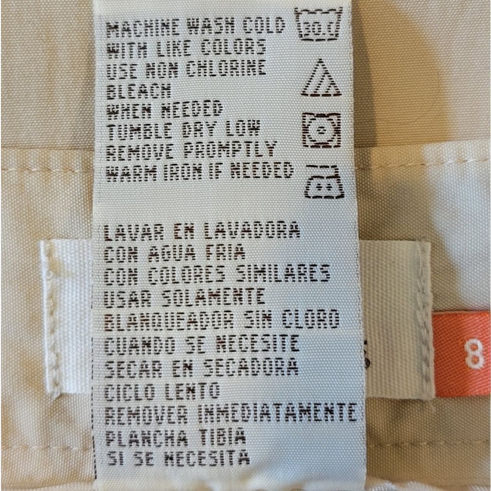 Weatherproof Garment Co. Khaki Roll Tab Outdoor Hiking Bermuda Shorts Size 8 — image 5 of 5